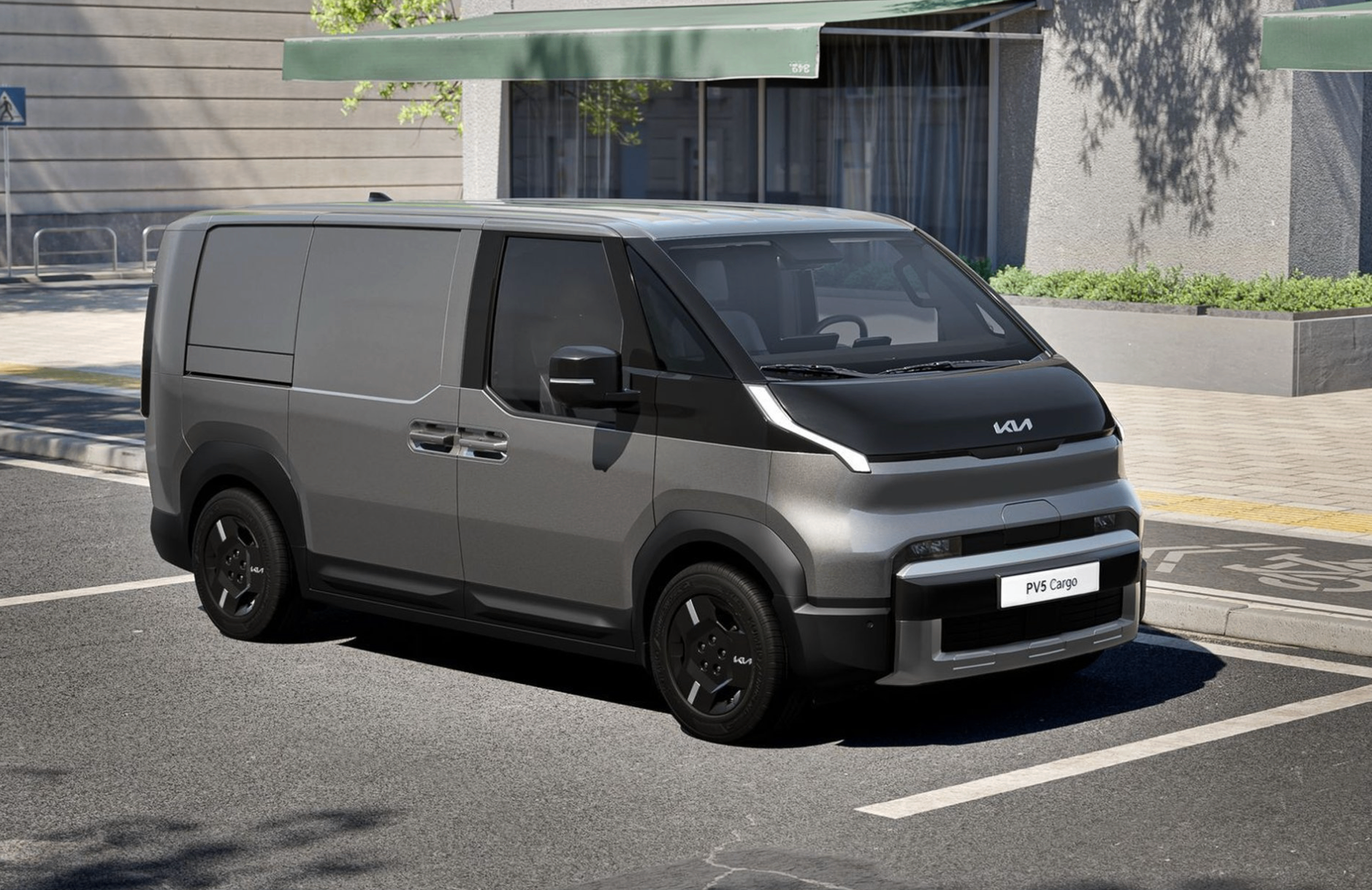 Kia PV5 Cargo – eldriven transportbil för yrkestrafik